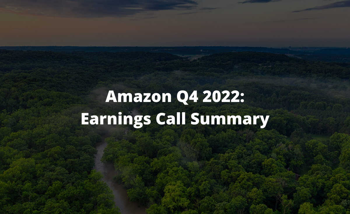 Amazon (AMZN) Q4 2022 Earnings Call Summary